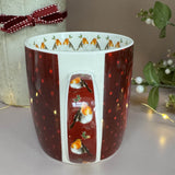 Alex Clark Christmas 400ml China Mug - Robin & Holly