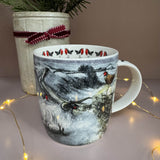 Alex Clark Christmas 400ml China Mug - Snowfall on the Wall