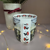Alex Clark Christmas 400ml China Mug - Snowfall on the Wall