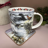 Alex Clark Christmas 400ml China Mug - Snowfall on the Wall