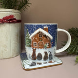 Alex Clark Christmas 400ml China Mug - Gingerbread House