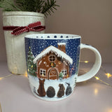 Alex Clark Christmas 400ml China Mug - Gingerbread House