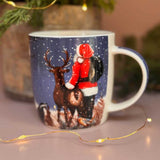 Alex Clark 400ml New Bone China Mug - Santa And His Friends