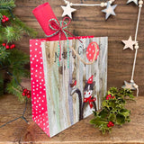 Alex Clark Christmas Medium Gift Bag - Cat