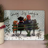 Alex Clark Christmas Placemat - Crazy Dog Lady