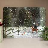 Alex Clark Christmas Placemat - Decorating the Tree