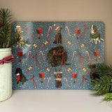 Alex Clark Christmas Placemat - Christmas Dogs