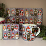 Alex Clark Christmas Placemat - Christmas Cats