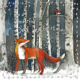 Alex Clark Christmas Card - Wonderful Dad - Fox