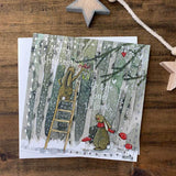 Alex Clark Christmas Card - To The One I Love - Rabbits