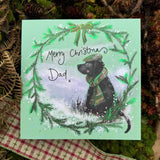 Alex Clark Christmas Card - Merry Christmas Dad