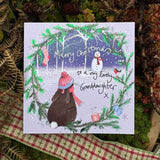 Alex Clark Christmas Card - Lovely Granddaughter