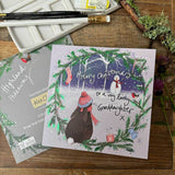 Alex Clark Christmas Card - Lovely Granddaughter