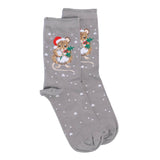 Wrendale Designs by Hannah Dale Ladies Christmas Bamboo Socks - Christmouse Mouse