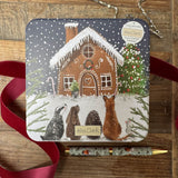 Alex Clark Christmas 16-Pack Notecard Tin - Woodland Animals