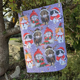 Alex Clark Christmas 100% Cotton Tea Towel - Cats
