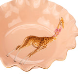 Yvonne Ellen Fluted Fruit Bowl - Giraffe