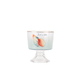Yvonne Ellen Set of 2 Glass Dessert Bowls - Shrimp & Shell