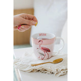 Yvonne Ellen Large Bone China Mug - Flamingo Mum