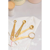 Yvonne Ellen Gold Measuring Spoons - Set Of 4