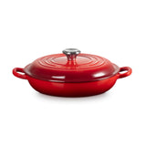 Le Creuset Signature Cast Iron 30cm Shallow Casserole - Cerise