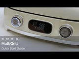 Smeg 50's Style Retro MGF01CRUK MultiGrill - Cream