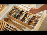 Joseph Joseph DrawerStore Bamboo Tiered Cutlery Organiser