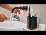Joseph Joseph EasyStore Small Toothbrush Caddy - Matt Black
