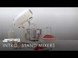 Smeg 50's Style Retro SMF03 Stand Mixer & KSF01 Retro Scales - Pastel Green