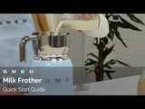 Smeg 50's Style Retro MFF11 Milk Frother - Black