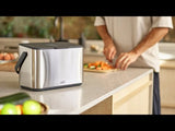 Joseph Joseph Collect 4-Litre Food Waste Caddy - Stainless Steel