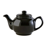 Price & Kensington Stoneware 6 Cup Teapot - Black - Potters Cookshop