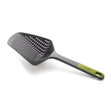 Joseph Joseph Scoop Plus Colander - Grey / Green - Potters Cookshop
