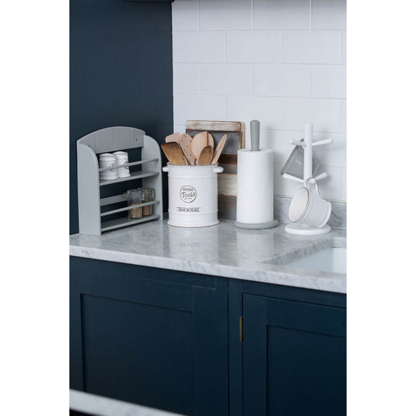 T&G Woodware Hevea Paper Towel Holder - Grey