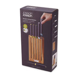 Joseph Joseph Elevate 5 Piece Kitchen Knife Block Set - Bamboo - Potters Cookshop