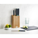 Joseph Joseph Elevate 5 Piece Kitchen Knife Block Set - Bamboo - Potters Cookshop