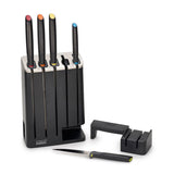 Joseph Joseph Elevate Slim 5 Piece Kitchen Knife Block - Potters Cookshop