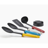 Joseph Joseph Slim 4 Piece Elevate Utensil Set with Storage Stand