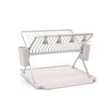 Brabantia SinkSide Light Grey Foldable Dish Rack - Large - Potters Cookshop