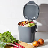 OXO Good Grips 2.8 Litre Compost Bin - Charcoal - Potters Cookshop