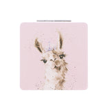 Wrendale Designs by Hannah Dale Compact Mirror - Llama Queen