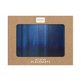 Denby Pottery Colours 12 Piece Placemat & Coaster Set - Blue