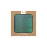 Denby Pottery Colours 12 Piece Placemat & Coaster Set - Green