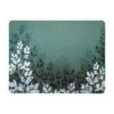 Denby Pottery Colours 12 Piece Placemat & Coaster Set - Green Foliage