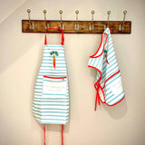 RHS Home Grown Carrots RPET Childrens Apron - Blue - Potters Cookshop