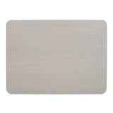 Creative Tops Naturals 4 Piece Rectangle Placemat Set - Grey Veneer - Potters Cookshop