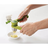 Joseph Joseph Helix Garlic Press - Green - Potters Cookshop