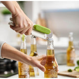 Joseph Joseph Pivot 3-In-1 Can Opener - Green and White - Beer Bottle Cap Opener Lifestyle