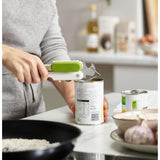 Joseph Joseph Pivot 3-In-1 Can Opener - Green and White - Ring Pull Tin Can Lifestyle