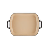 Le Creuset Signature Cast Iron 33cm Rectangular Roaster - Satin Black - Potters Cookshop